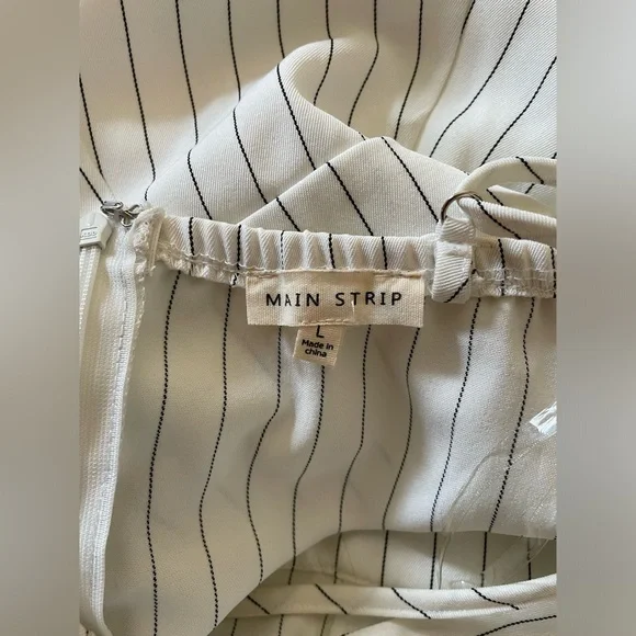 Women’s Pin Stripe Pantsuit ( Large ) - Picture 3 of 5